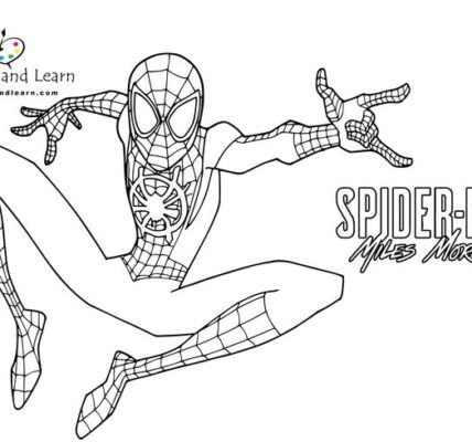 printable spiderman miles morales coloring pages