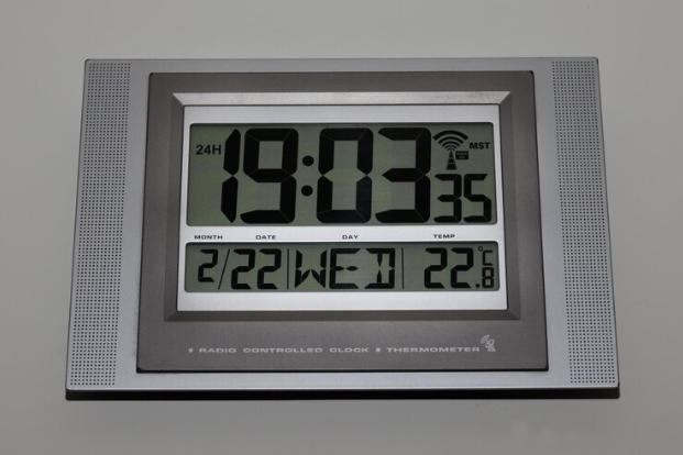 digital wall clock